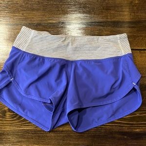 Lululemon Blue and Grey Running Shorts
